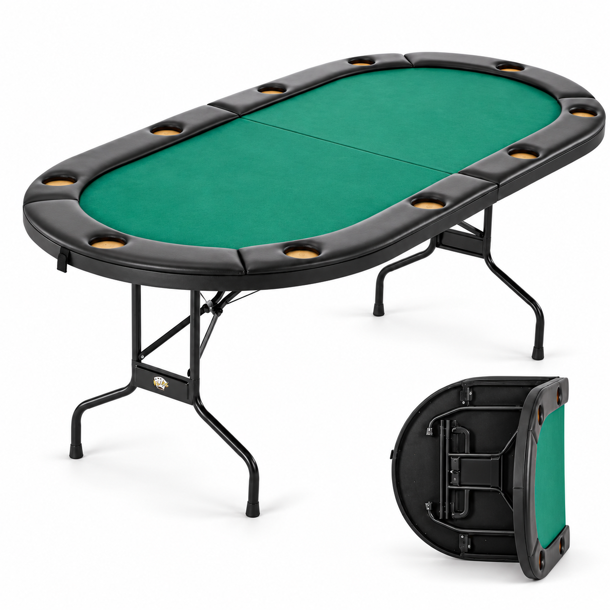 Green poker table